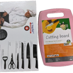 Zepter Kitchen Knife Set (6 Pcs) With Free Cutting Board