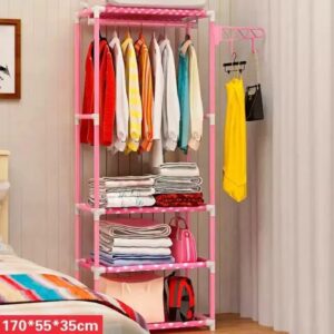 Fashion Rack/ Clothes Rack Stand (Pink Color)