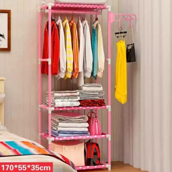 Fashion Rack/ Clothes Rack Stand (Pink Color)